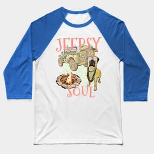 Jeepsy Soul Vintage-Look Baseball T-Shirt